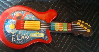 Elmo Guitar Sesame Street Red Let 