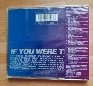 THE BEST OF WHAM If You Were There CD with OBI 1997 JAPAN Sony Music 3