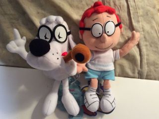 The Adventures Of Rocky And Bullwinkle Plush Bean Mr.  Peabody & Sherman W/tags