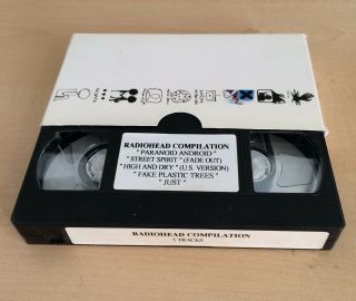 Radiohead 5 Track Video Compilation Promo Uk Vhs (1997) Ok Computer/the Bends