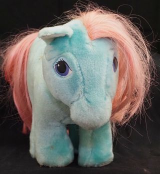 Vintage My Little Pony Bow Tie Hasbro Softies Plush W Baby Mlp Fig W Accessories