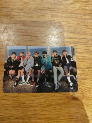 Official Bts Group Ot7 Photocard From You Never Walk Alone Album