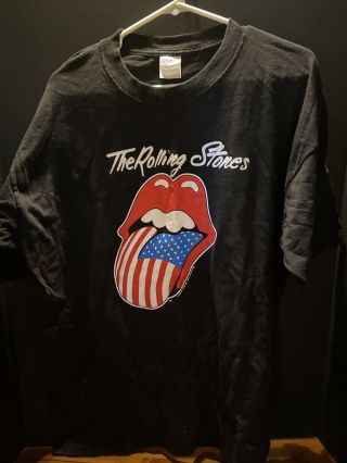 Rolling Stones North America Tour 1981 T Shirt Repop 2000 Licensed Xl