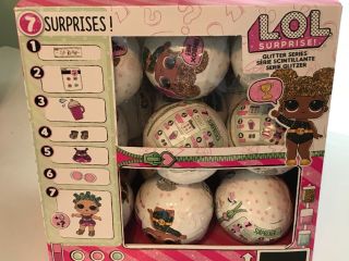 Lol Surprise Glitter Series Dolls Full Case Of 18 L.  O.  L.  (mga)