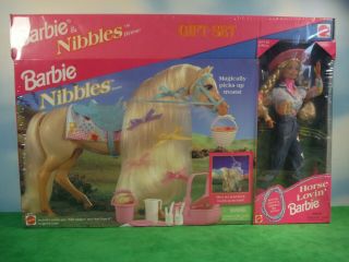 1995 Barbie & Nibbles Horse Gift Set