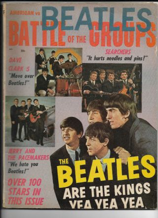 1964 American Vs Beatles Battle Of The Groups Rolling Stones Dave Clark 5 L Gore