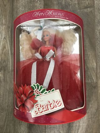 Special Edition 1988 Happy Holidays Barbie Doll First Release In The Series 1703