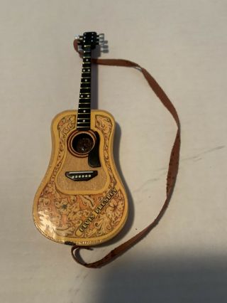 Elvis Presley Acoustic Miniature Guitar.  Great For Gifts.  Mini Art 6”