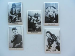 Paul Mccartney 1979 Uk Five Promotional Cards For Back To The Egg