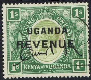 Uganda C1930 Kgv Revenue 1s