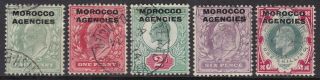 Morocco Agencies - British 1907 - 13 To 1s. ,  Fine,  Sg Cat £86