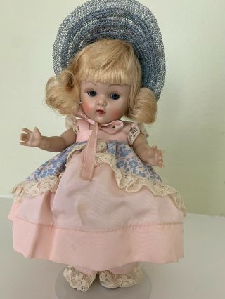 1953 Vintage Vogue Strung Ginny Doll - little Bo Peep 2
