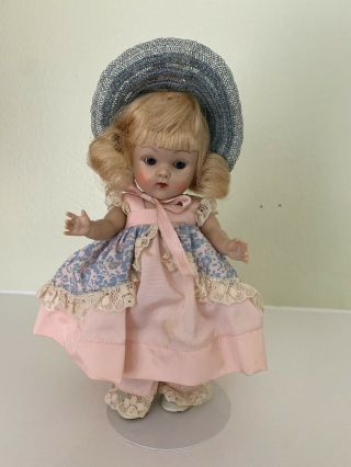 1953 Vintage Vogue Strung Ginny Doll - little Bo Peep 3