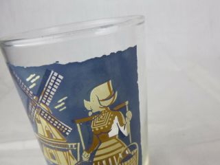 Vtg 1959 Mid Century Libbey Cities of the World Bar Glass Tumbler The Hague 3