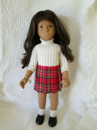 Early Kilt Sasha Doll 16 " Brunette Made In England 109