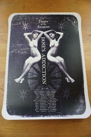 Janes Addiction Tour Poster Perry Navarro Nirvana Soundgarden Alice