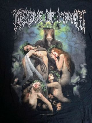 Cradle Of Filth 2016 Tour Xl Tshirt