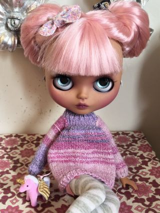 Custom Factory Ooak Blythe Doll “elodie” By Dollypunk21 Set Of Hands