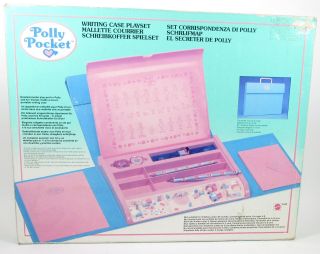 1990 Polly Pocket Vintage Rare Writing Case Playset Bluebird Toys