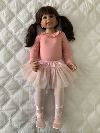 Ashton Drake Lara Jointed Ballerina Child Doll 31  By Monika Levenig
