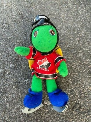 Franklin The Turtle 8 " Beanbag Plush Team Canada Hockey Jersey