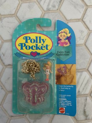1993 Polly Pocket Vintage Butterfly Fairy Locket Bluebird