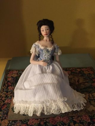 Artisan Miniature Dollhouse French Georgian Lady Doll