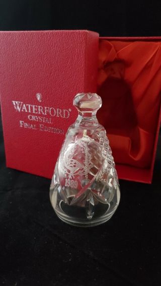 Waterford Crystal 12 Days Of Christmas Bells.  1989 Partridge In A Pear Tree