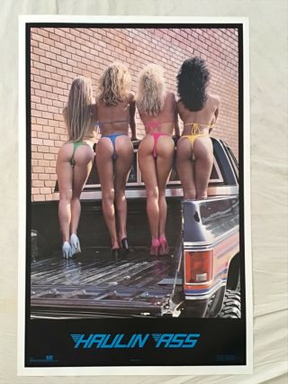 Haulin Ass Poster Sexy Thong Butt Girls Pinup