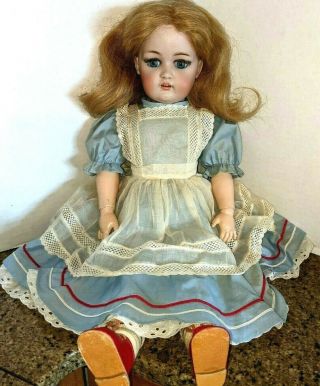 Antique German 23” J D Kestner 214 Character Girl Doll JDK 2