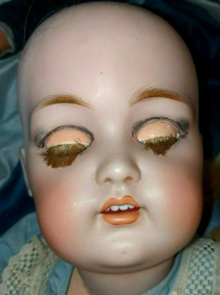Antique German 23” J D Kestner 214 Character Girl Doll JDK 5