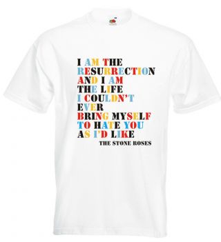 Stone Roses I Am The Resurrection T Shirt Ian Brown Madchester