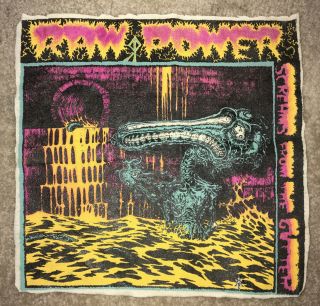 Vtg Raw Power - Screams From The Gutter Patch