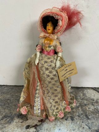 Rare Peggy Nisbet P461 Josephine Beavharnais Costume Doll Made In England W/ Tag