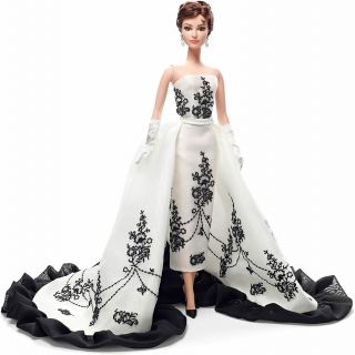 Barbie Silkstone Audrey Hepburn " Sabrina " Doll In Givenchy Ball Gown - Nrfb