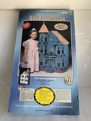 Vintage Dura - Craft San Franciscan Dollhouse Sf 557 1999 - Rare