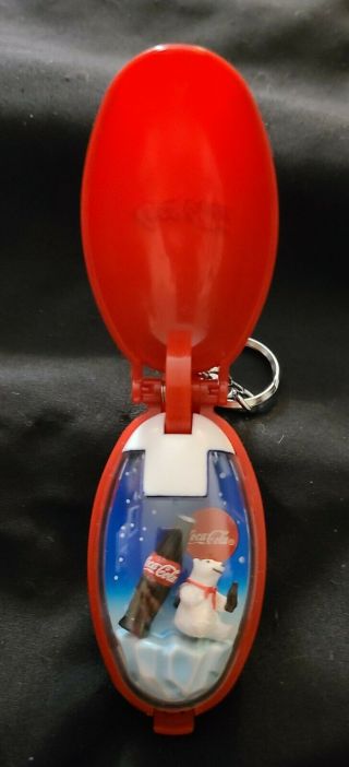 Vintage Coca Cola Takara Pocket Critters Wind Up Keychain Key Chain