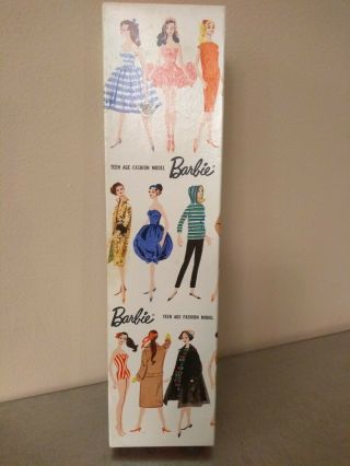 Vintage Barbie Box Only For White Ginger Bubble Cut