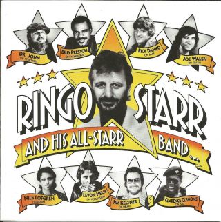 Beatles - Ringo & All Starr Band Cd Signed By Billy Preston,  Mark Rivera Photo