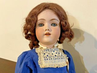 23 " Antique German Bisque Doll Simon Halbig Heinrich Handwerck 3 1/2 Compo Bod