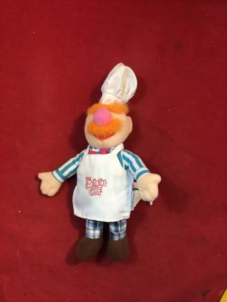 2004 Jim Henson The Muppets Sababa Toys Swedish Chef 8” Plush Doll