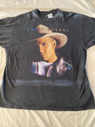 Vintage Garth Brooks Fresh Horses Concert T Shirt Mens Xxl 1996