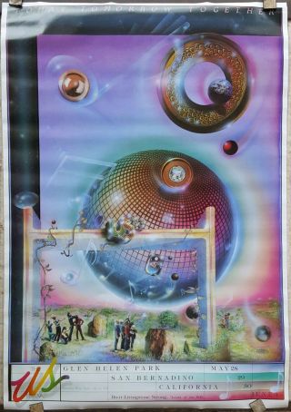 Us Festival Poster Approximately 22 X 31 Printed In The 80 