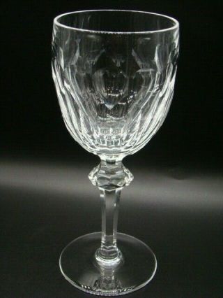 Waterford Crystal Curraghmore Cut Glass 7 1/2 " Water Goblet Old Mark -