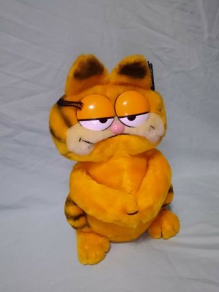 Garfield Plush Toy R Dakin & Co 1980 Vintage 12 " Tall