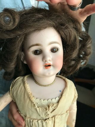 3 Antique/vintage German Bisque Dolls (kestner,  Simon&halbig,  A.  Marseilles)