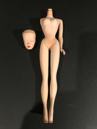 Vintage Mattel 1959 - 1960 2/ 3 Blonde Ponytail Barbie For Parts/ooak