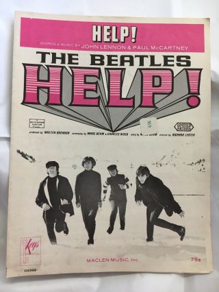 The Beatles Help Sheet Music 1965