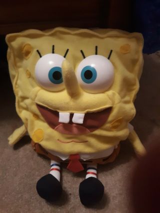 Spongebob Squarepants Talking Babbling Singing Plush Mattel Nickelodeon 2004