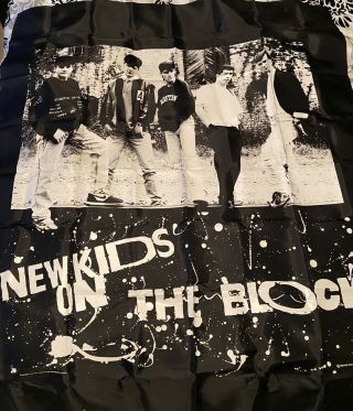 Nkotb Kids On The Block Tapestry Poster